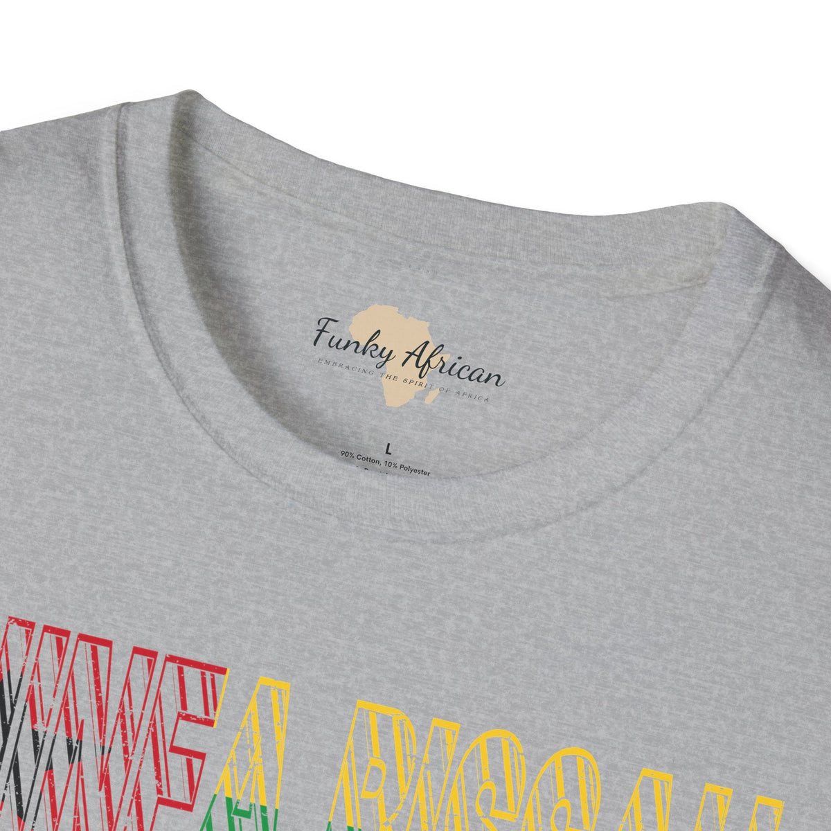 Guinea-Bissau text unisex softstyle tee Funky African