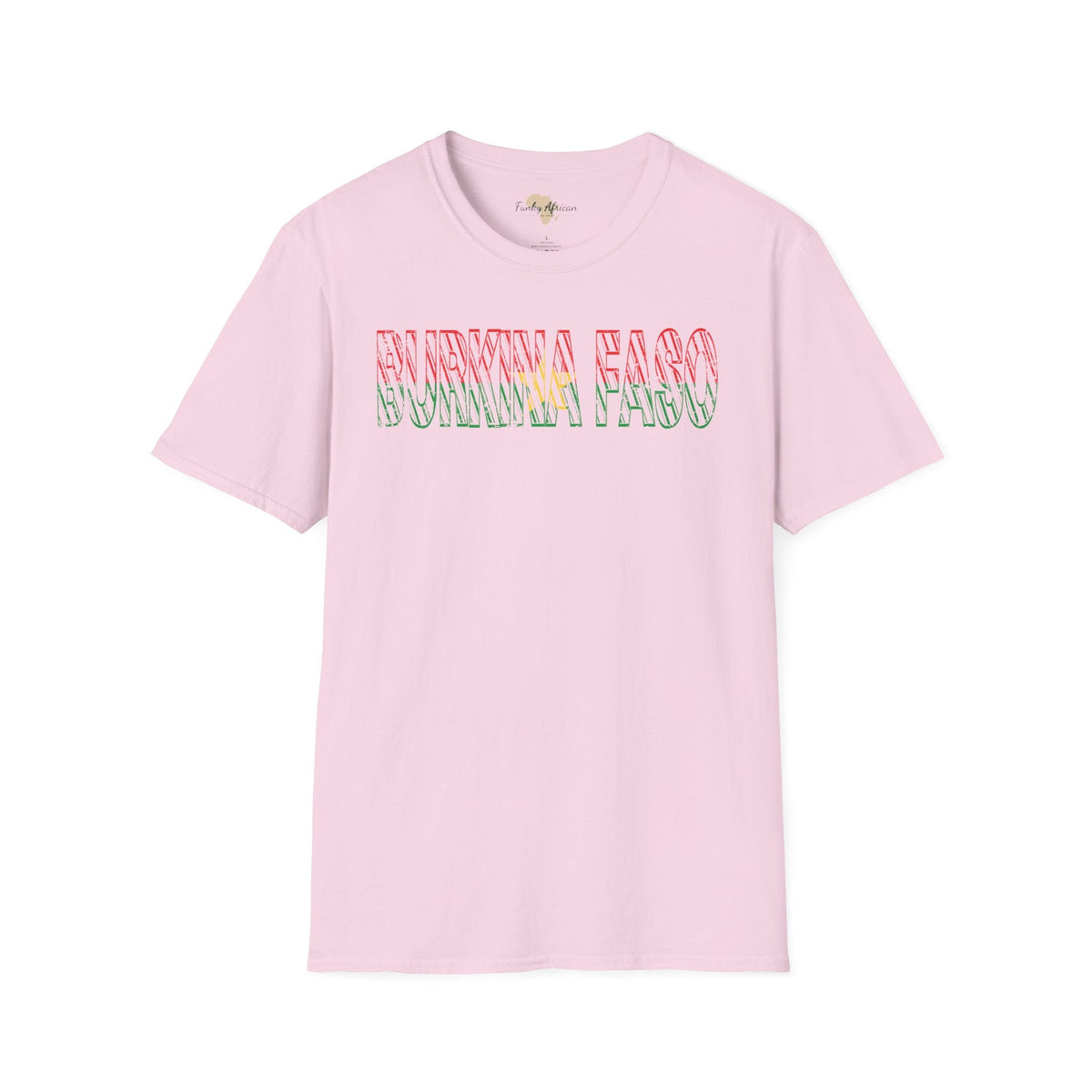 Burkina Faso text unisex softstyle tee Funky African