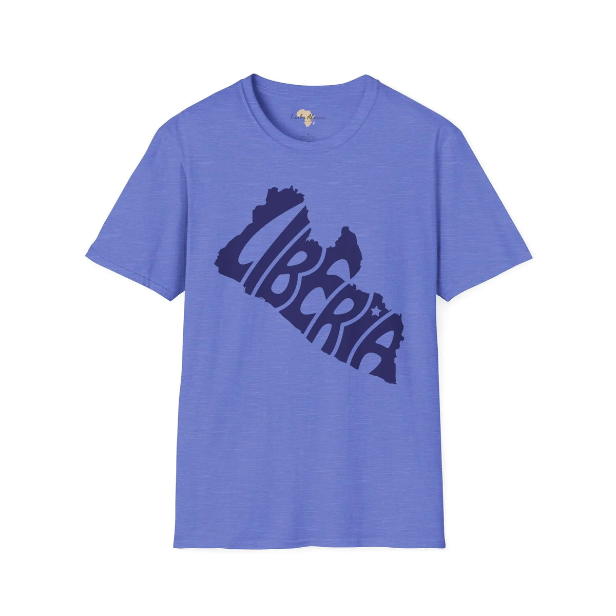 Liberia cut unisex softstyle tee Funky African