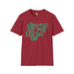 Nigeria cut unisex softstyle tee