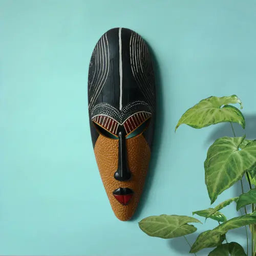 African resin wall decoration Funky African