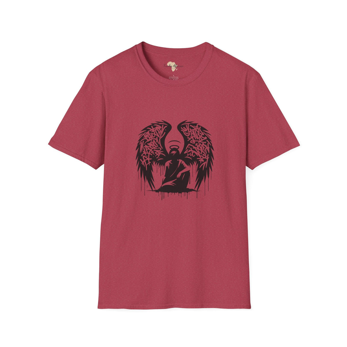 Angel graffiti unisex softstyle tee Funky African