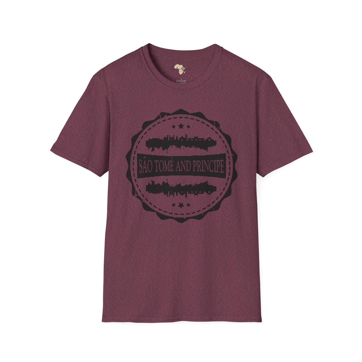 São Tomé and Príncipe Stamp unisex tee Funky African