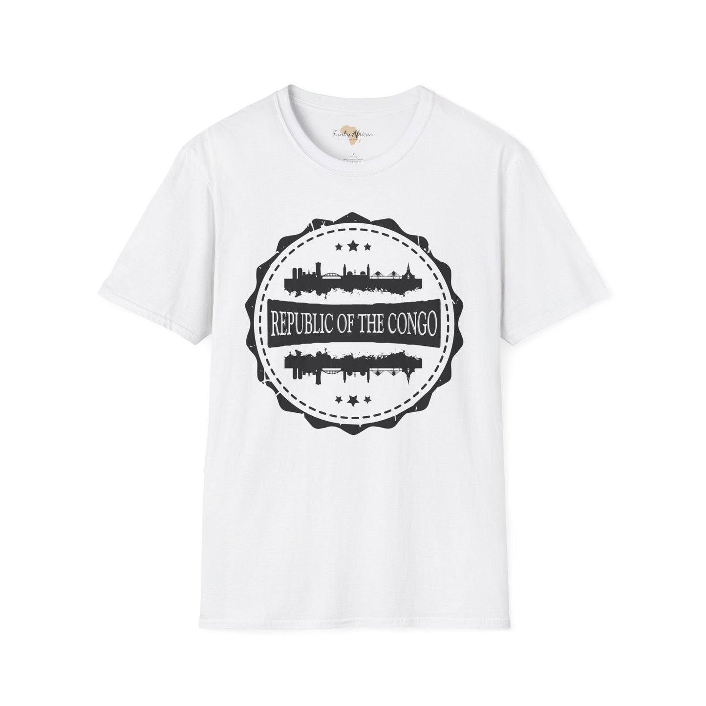 Republic of the Congo Stamp unisex tee