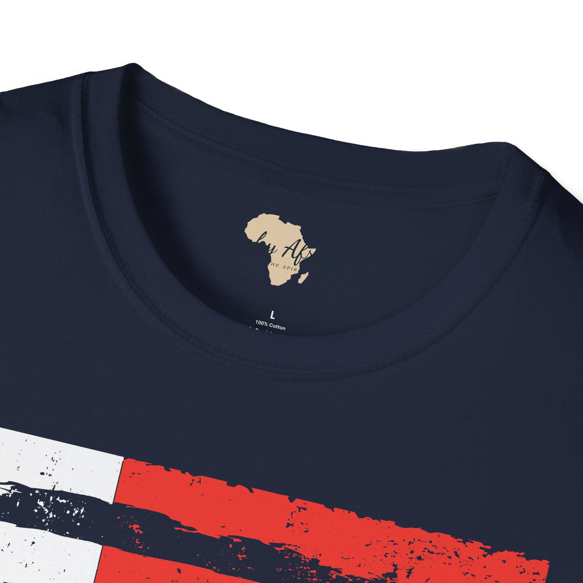 Madagascar strip unisex softstyle tee Funky African