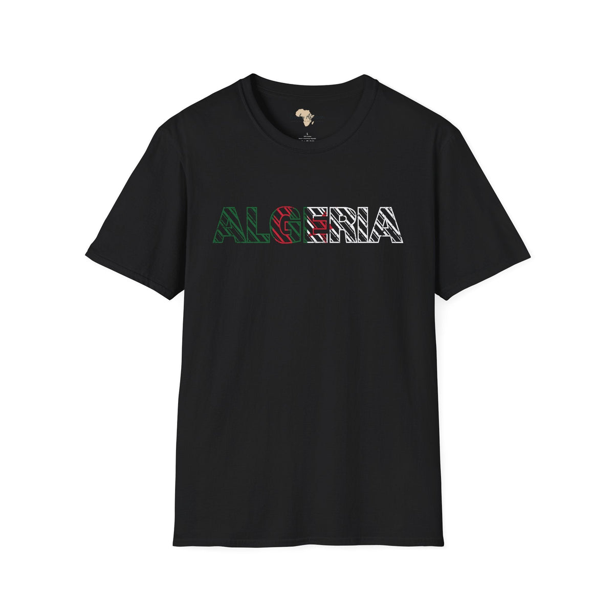 Algeria text unisex softstyle tee Funky African