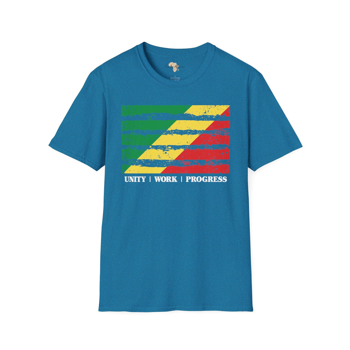 Republic of the Congo strip unisex softstyle tee Funky African