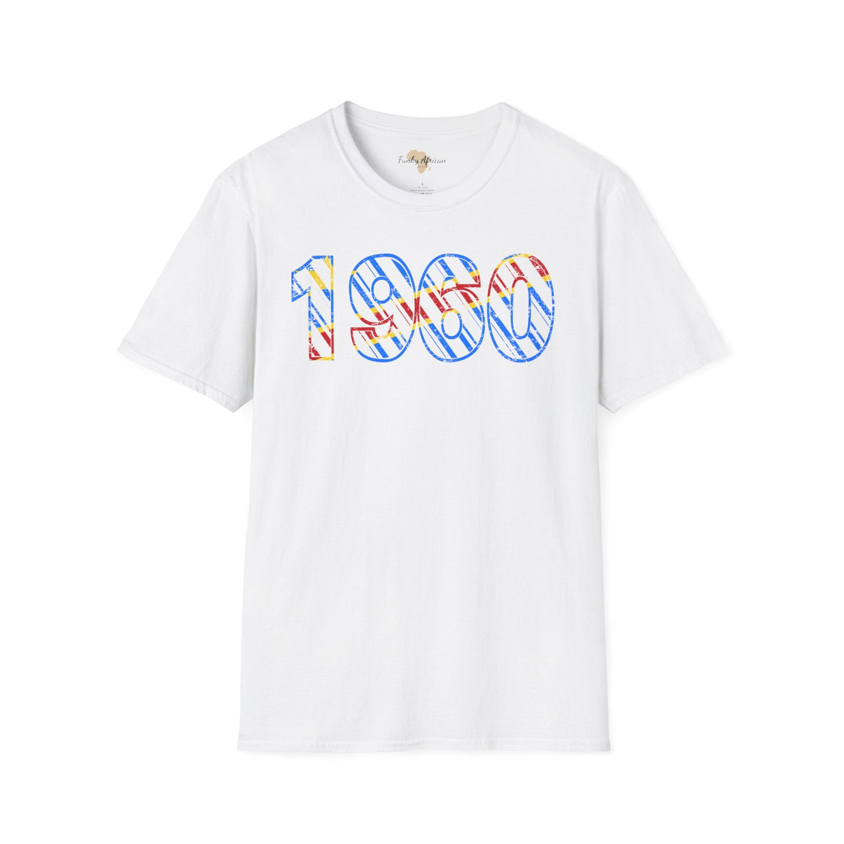 DR Congo year unisex softstyle tee Funky African