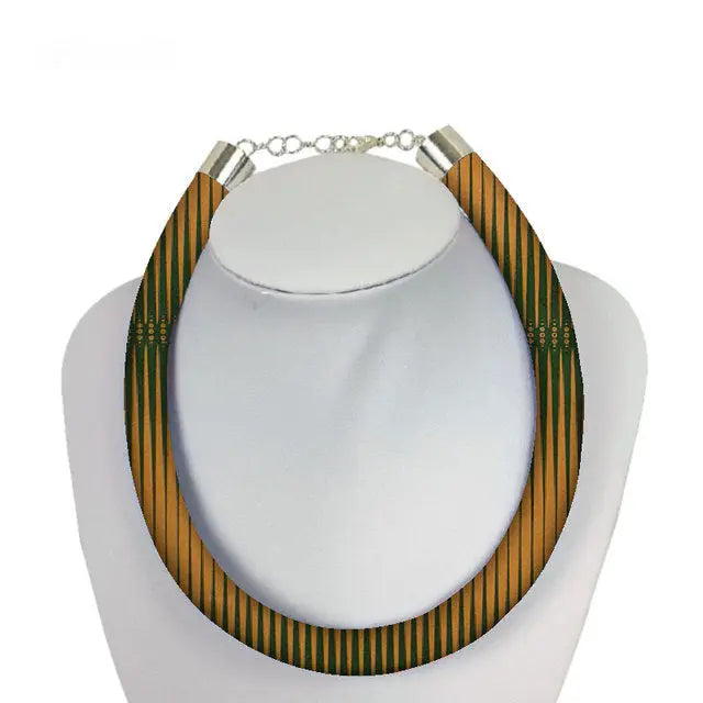 Geometric Women's African Ethnic Necklace Funky African
