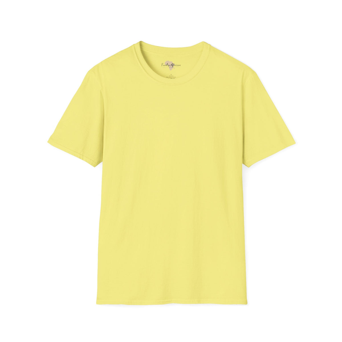 Blank unisex softstyle tee Funky African