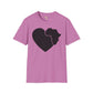 Love, Africa graffiti unisex softstyle tee