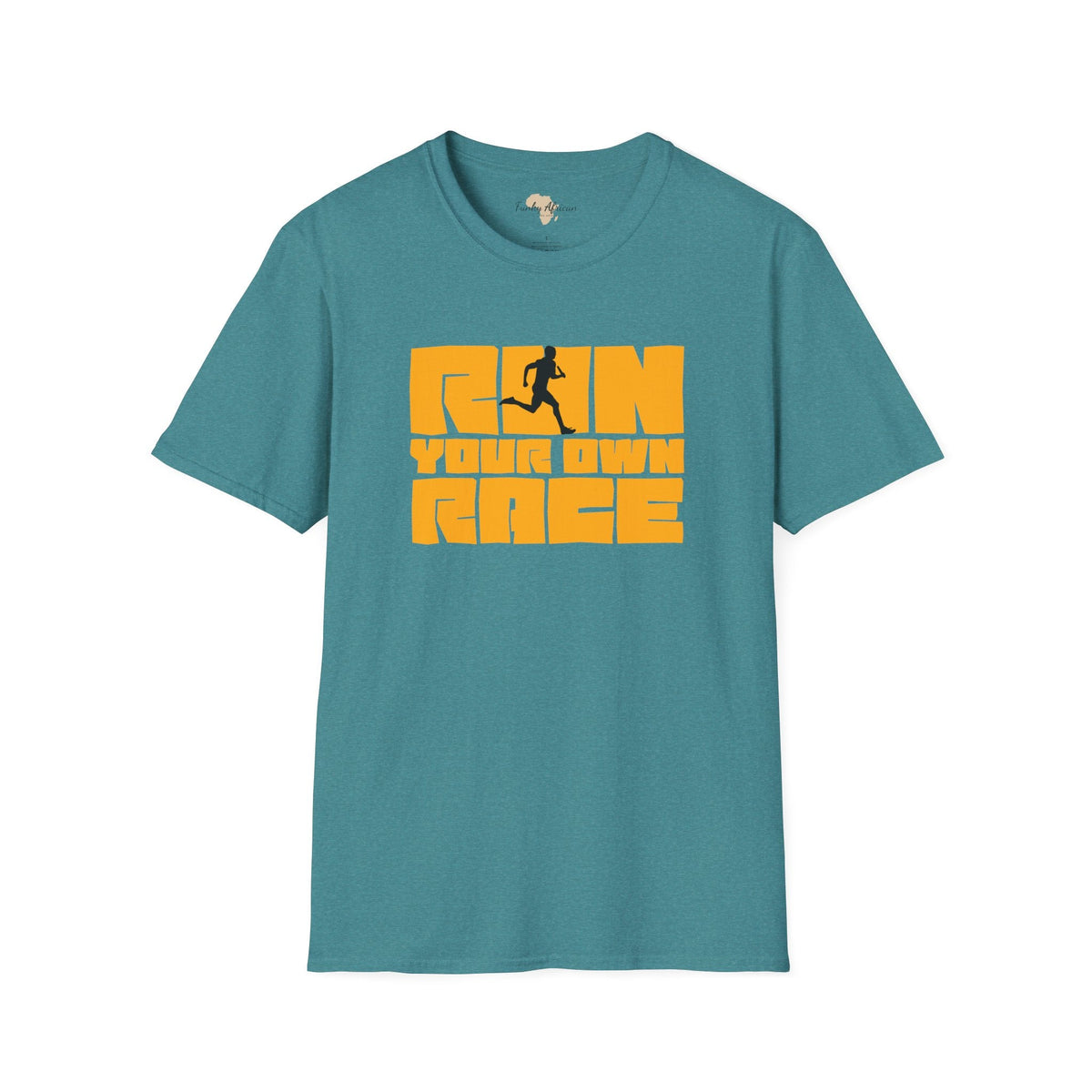 Run your own race unisex softstyle tee Funky African