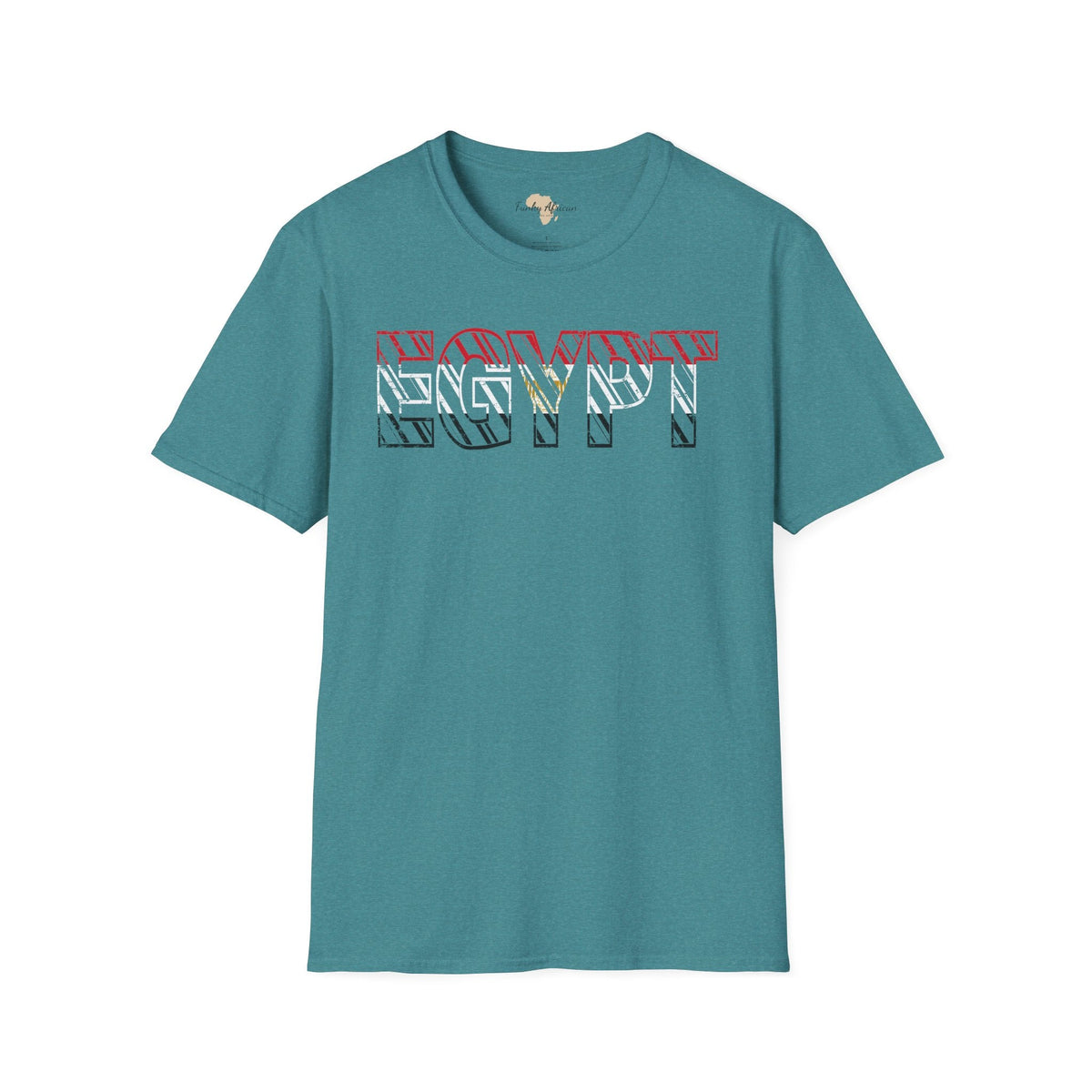 Egypt text unisex softstyle tee Funky African