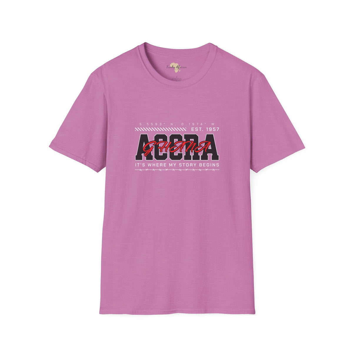 Accra Ghana unisex softstyle tee Funky African