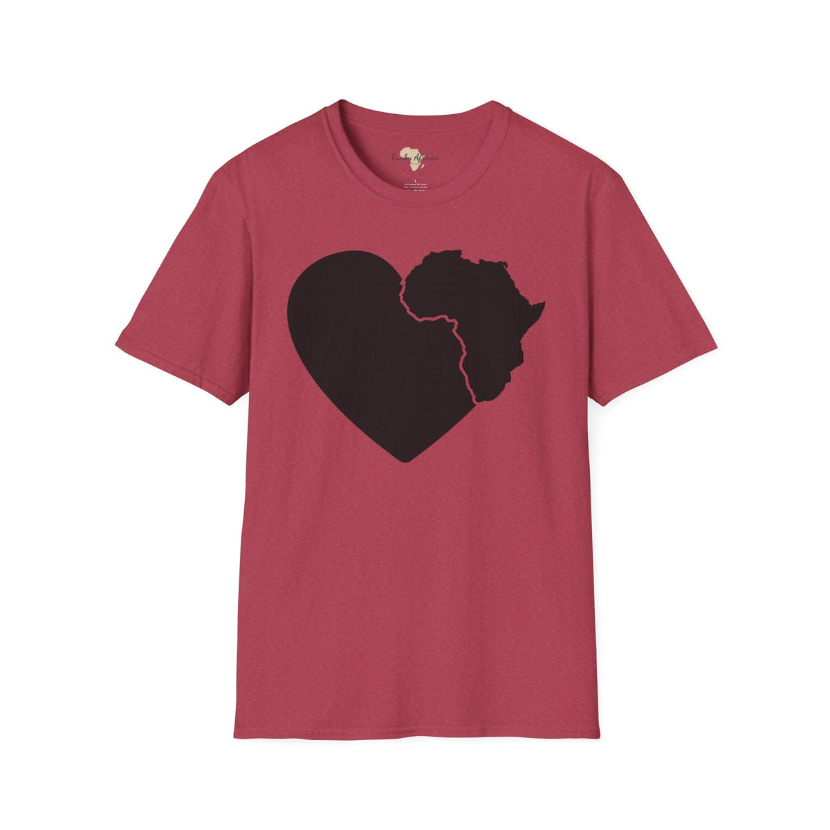 Love, Africa graffiti unisex softstyle tee Funky African