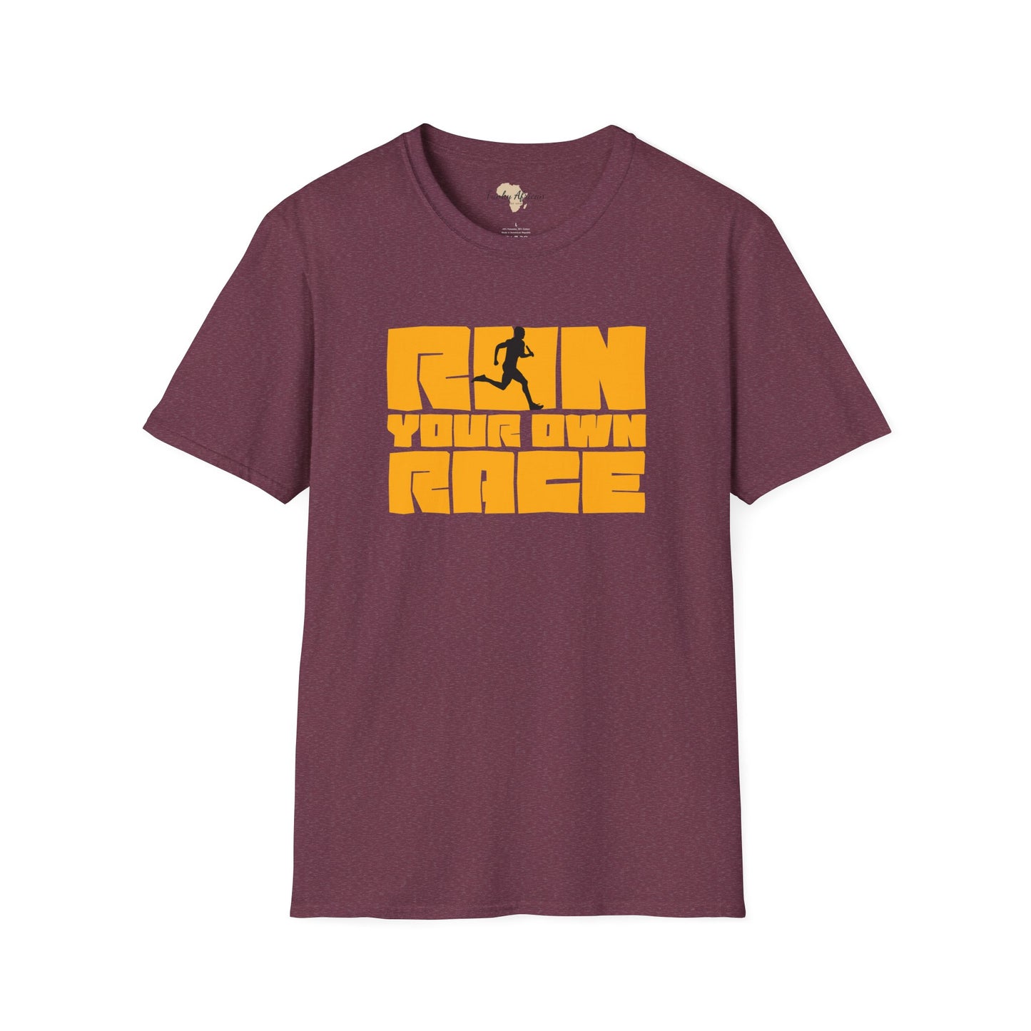 Run your own race unisex softstyle tee