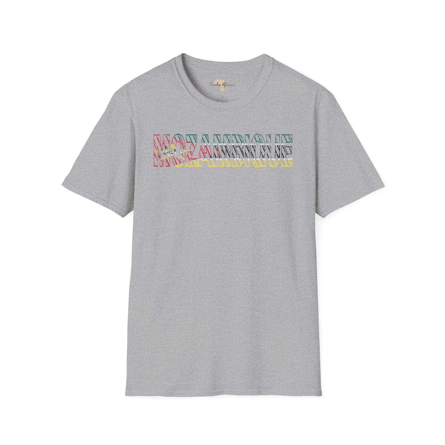Mozambique text unisex softstyle tee