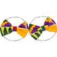 2-piece set of African headscarves and earrings