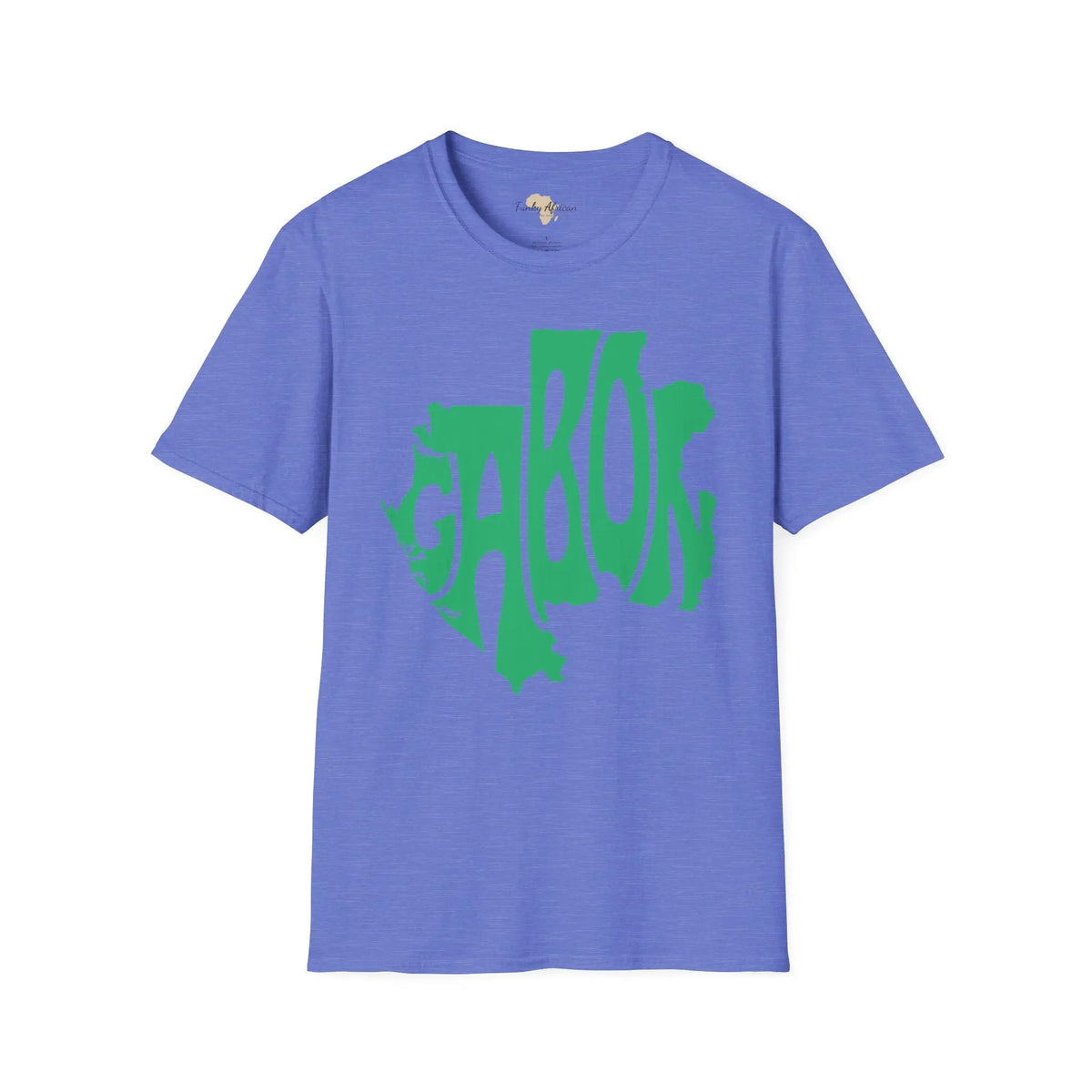 Gabon cut unisex softstyle tee Funky African
