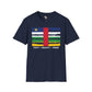 Central African Republic strip unisex softstyle tee