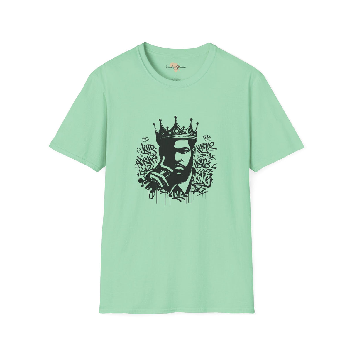 African King graffiti unisex softstyle tee Funky African
