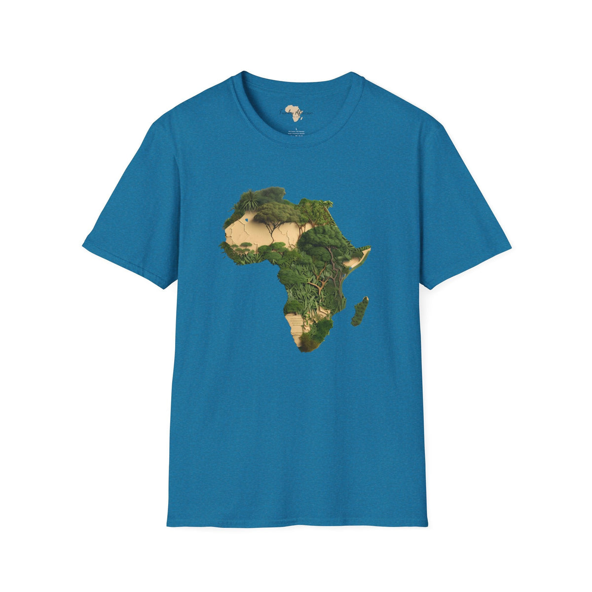 African forest unisex softstyle tee Funky African