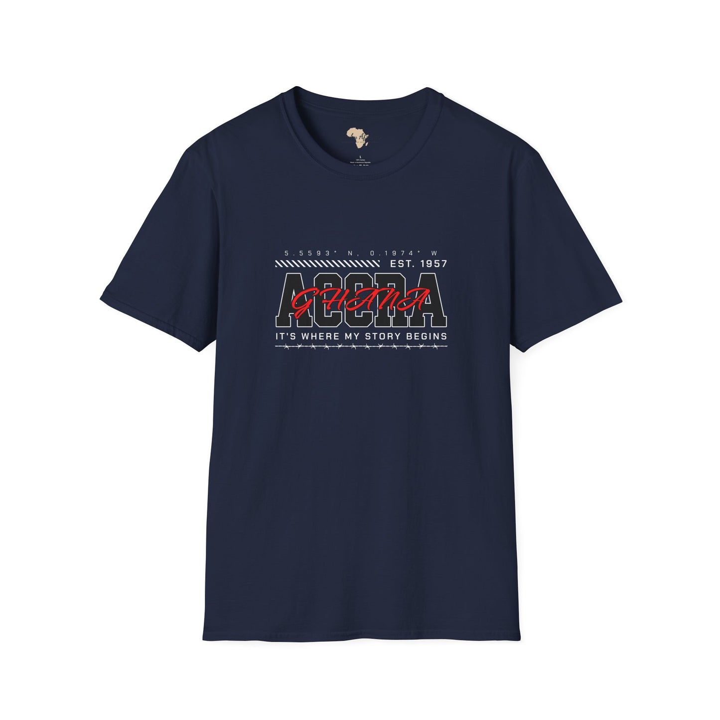 Accra Ghana unisex softstyle tee