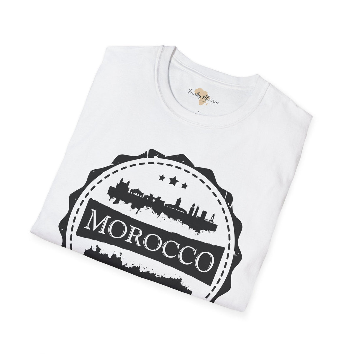 Morocco Stamp unisex tee Funky African