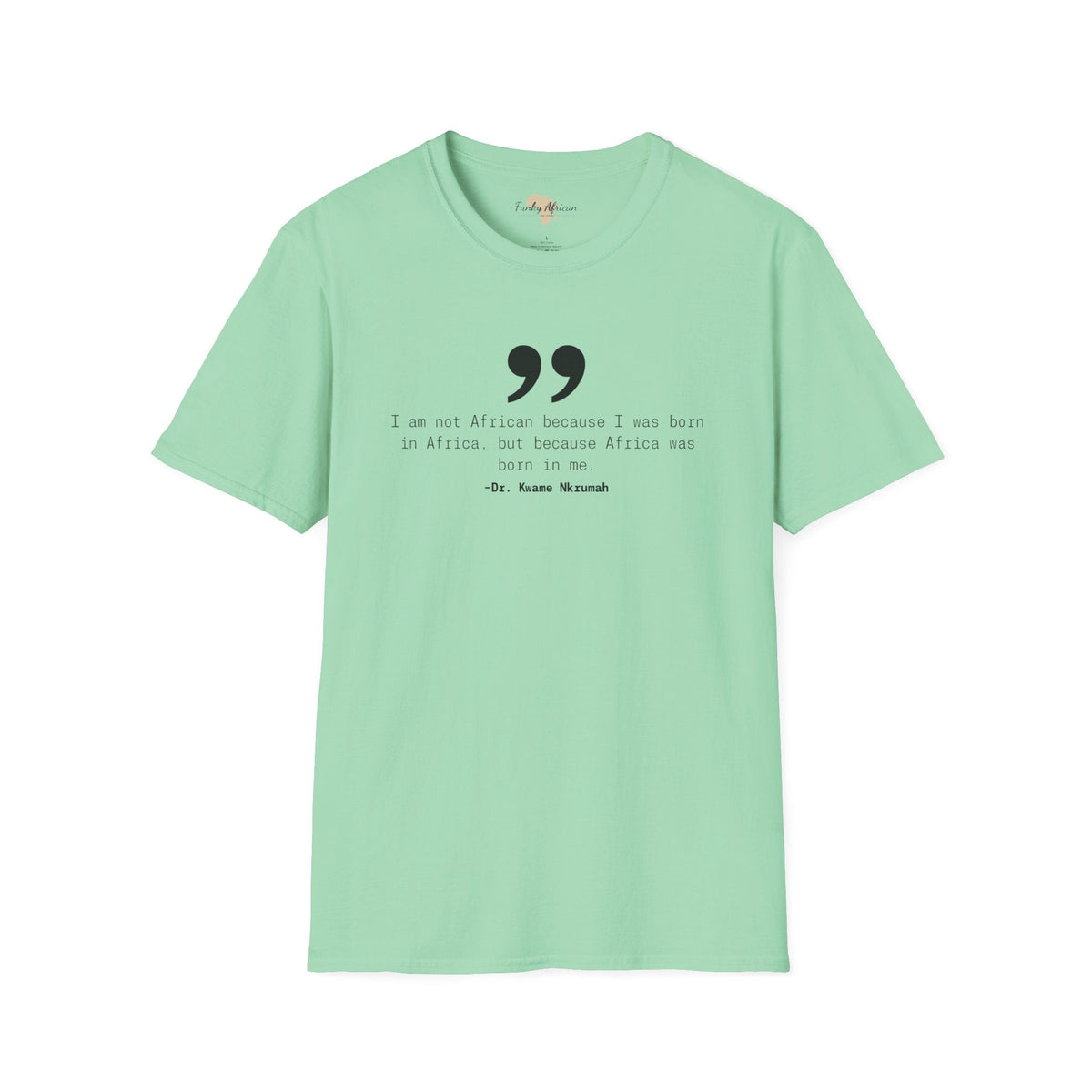 Africa in me unisex softstyle tee Funky African