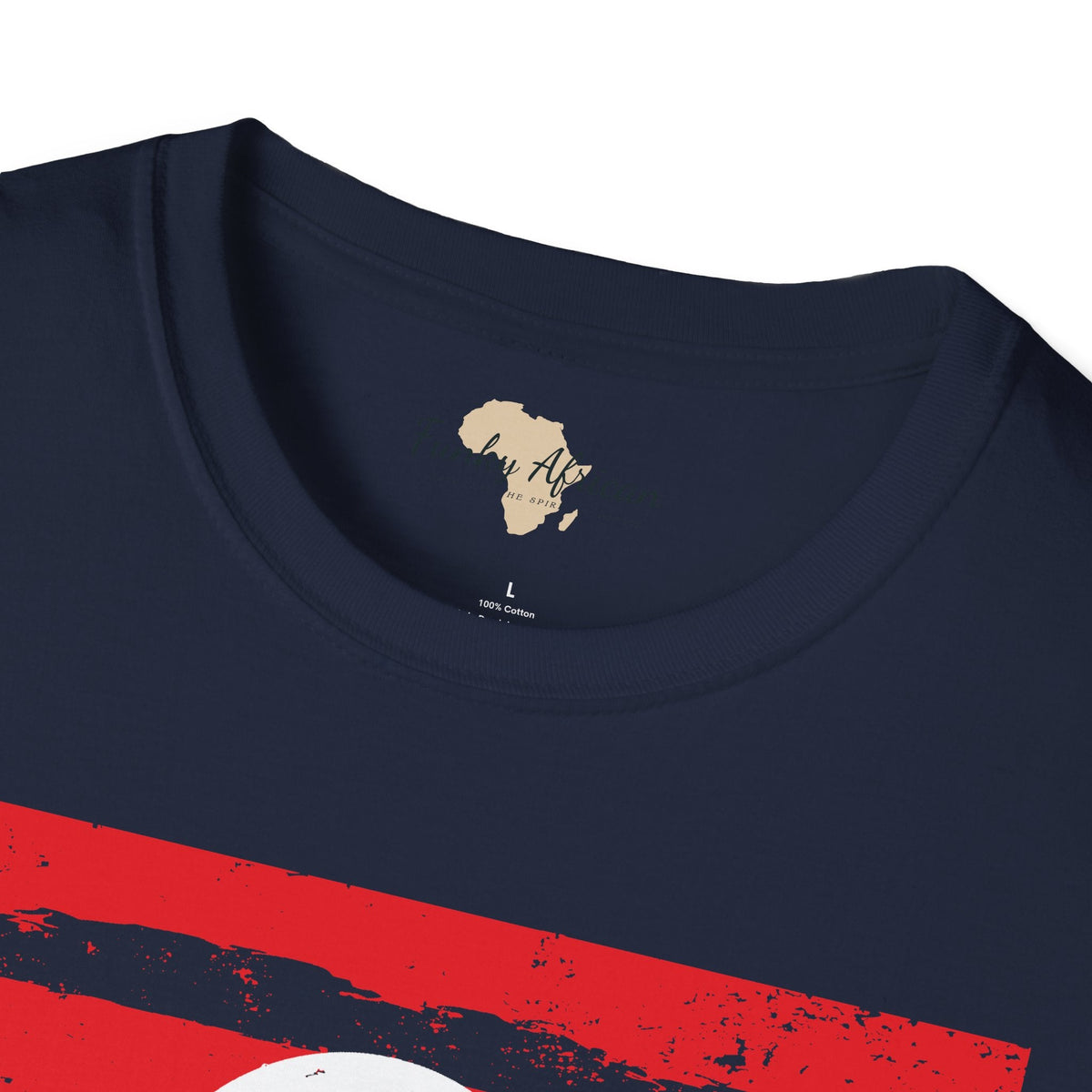 Tunisia strip unisex softstyle tee Funky African