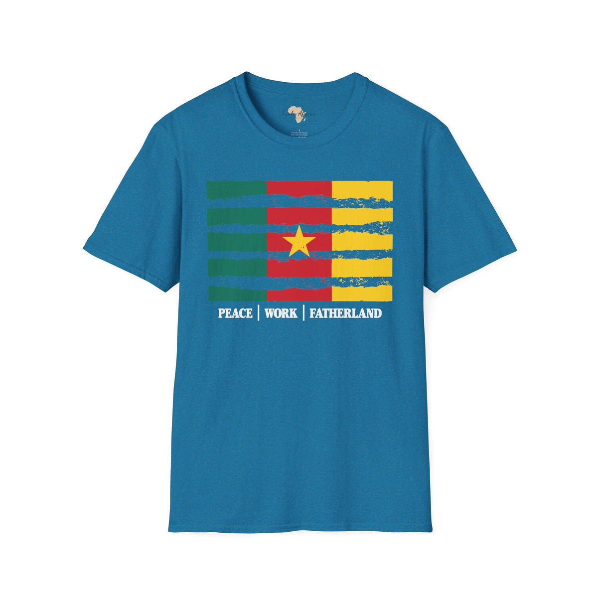 Cameroon strip unisex softstyle tee Funky African