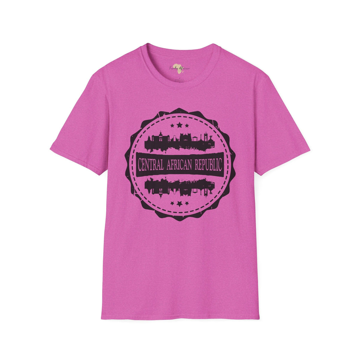 Central African Republic Stamp unisex tee Funky African