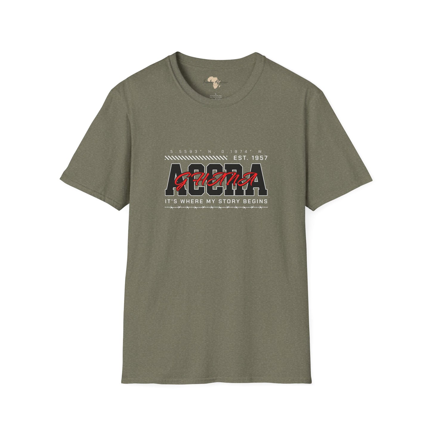 Accra Ghana unisex softstyle tee