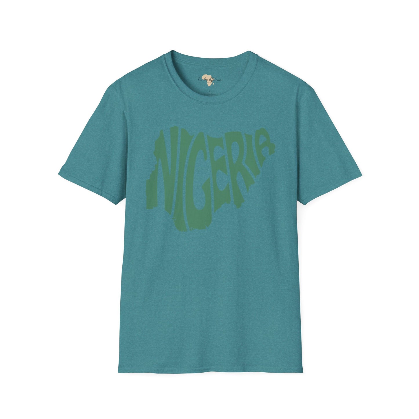 Nigeria cut unisex softstyle tee