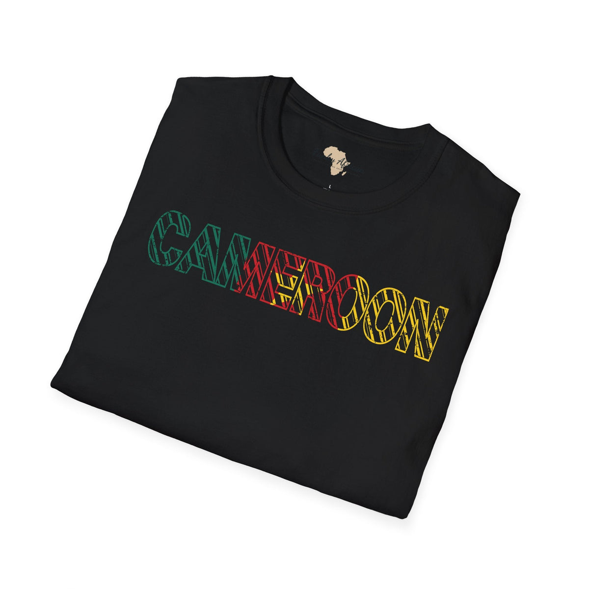 Cameroon text unisex softstyle tee Funky African
