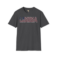 Liberia text unisex softstyle tee