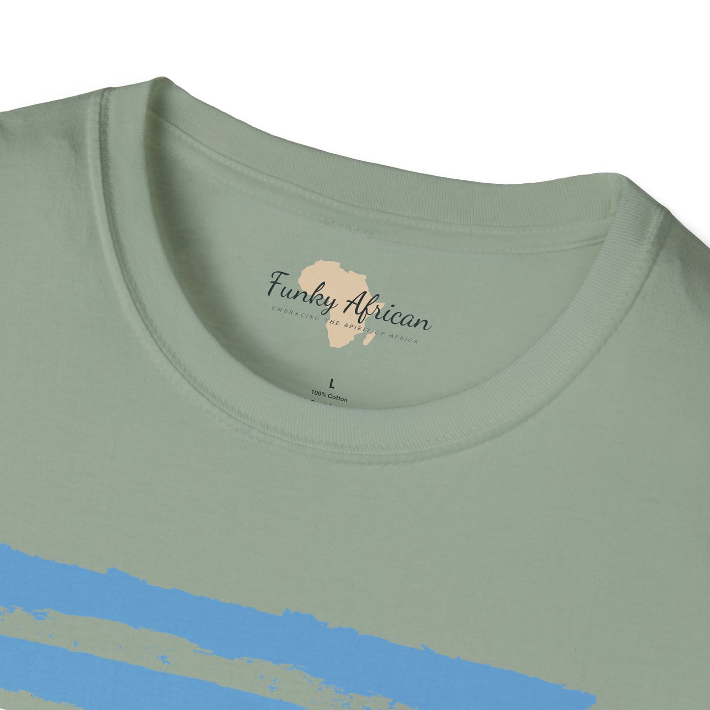 Botswana strip unisex softstyle tee