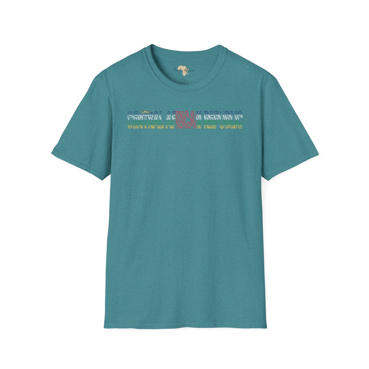 Central African Republic unisex softstyle tee Funky African