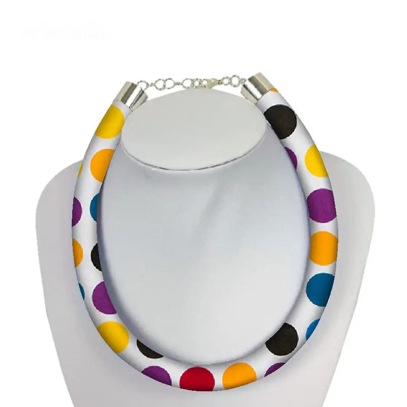 Geometric Women's African Ethnic Necklace Funky African