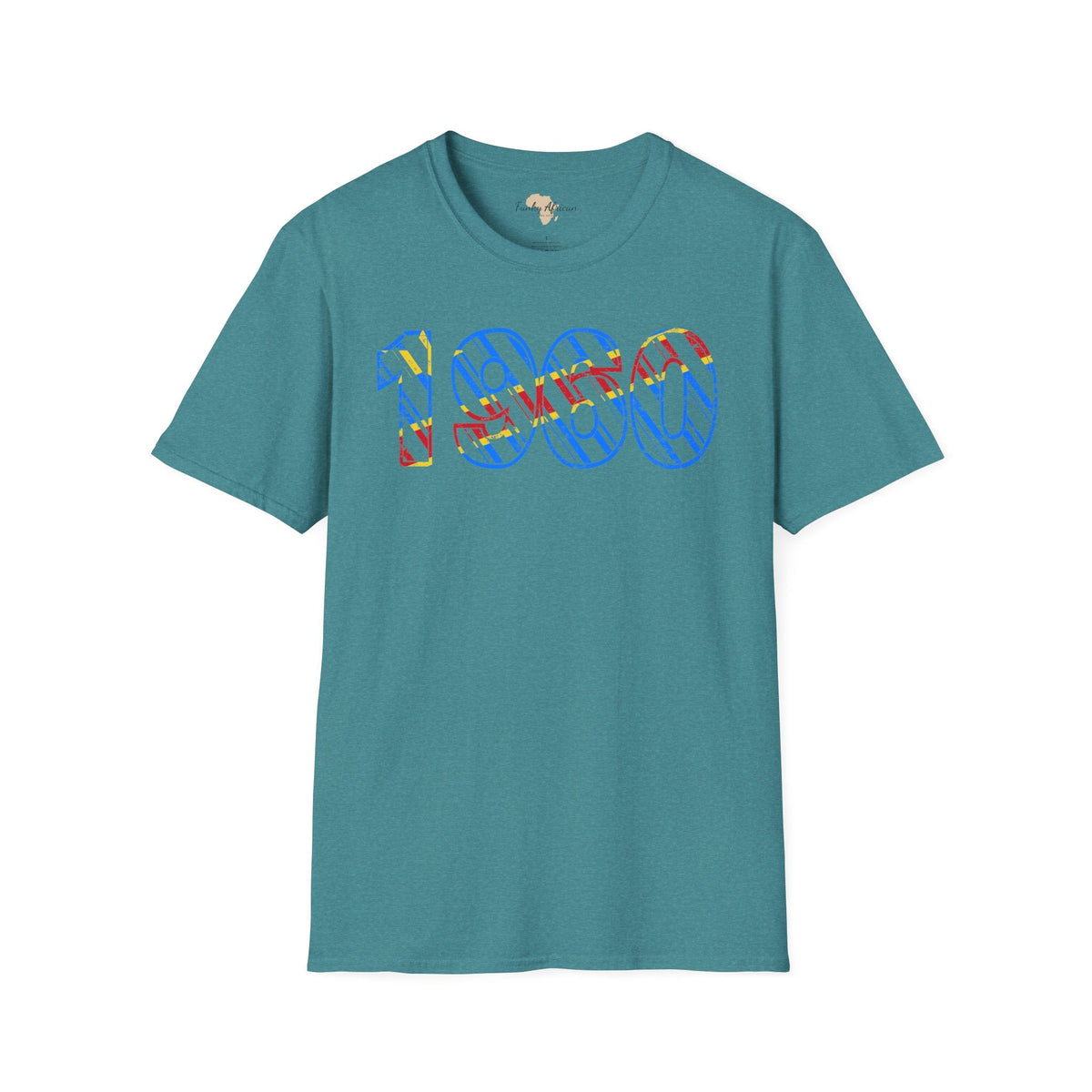 DR Congo year unisex softstyle tee Funky African