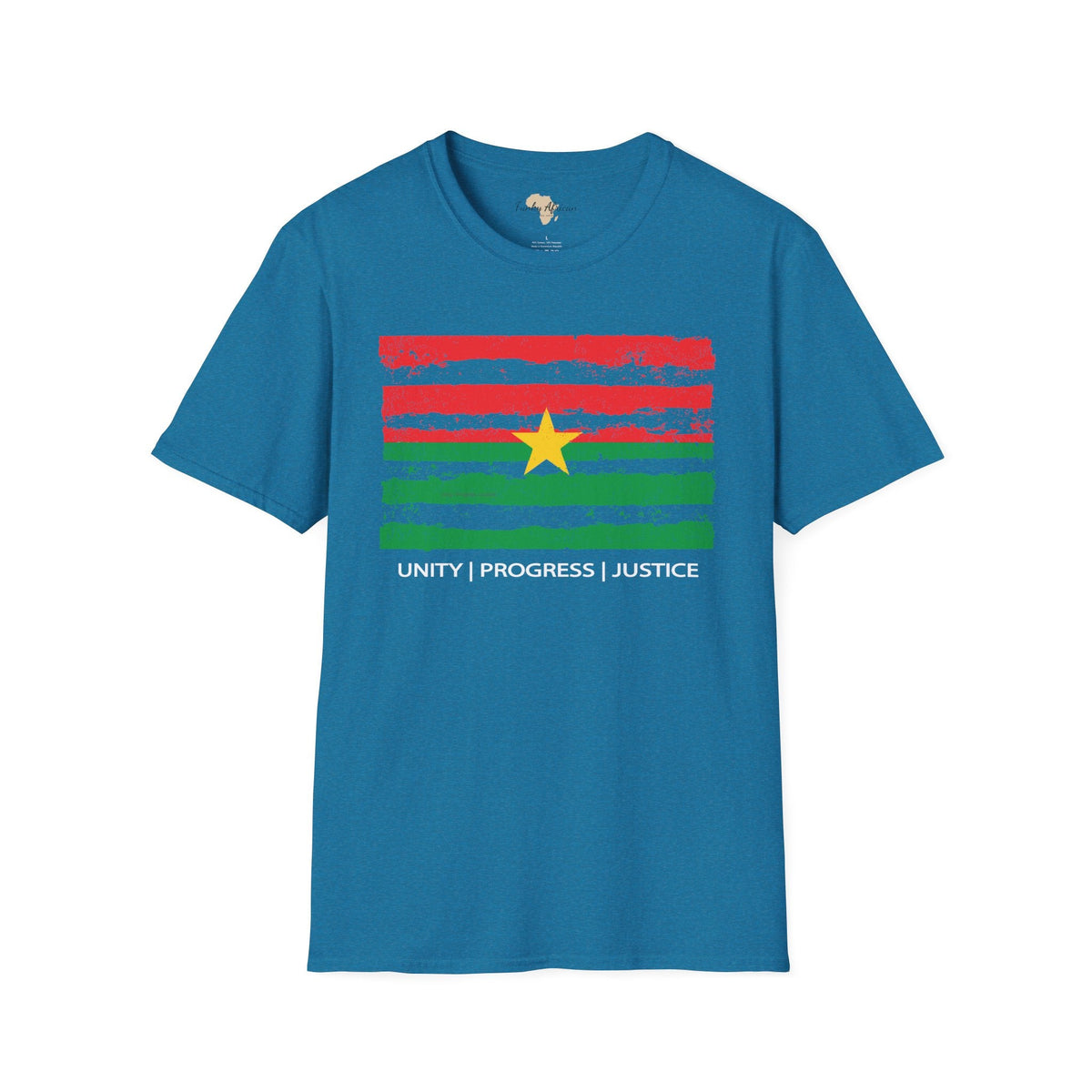 Burkina Faso strip unisex softstyle tee Funky African