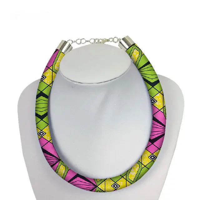 Geometric Women's African Ethnic Necklace Funky African