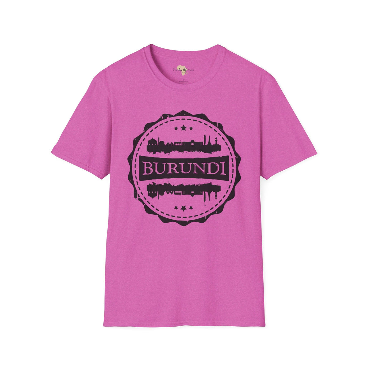 Burundi Stamp unisex tee Funky African