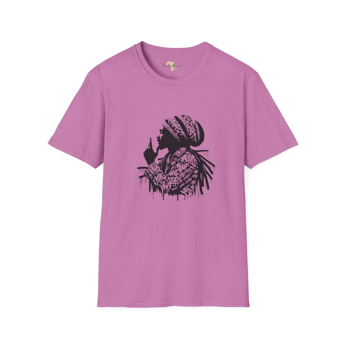 Natty graffiti unisex softstyle tee Funky African