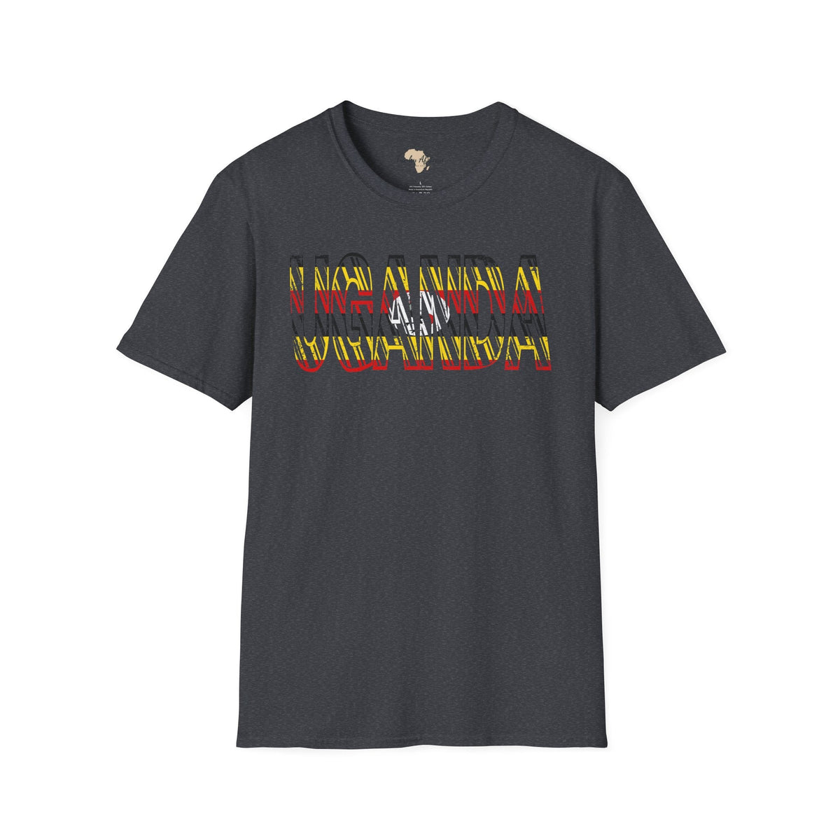 Uganda text unisex softstyle tee Funky African