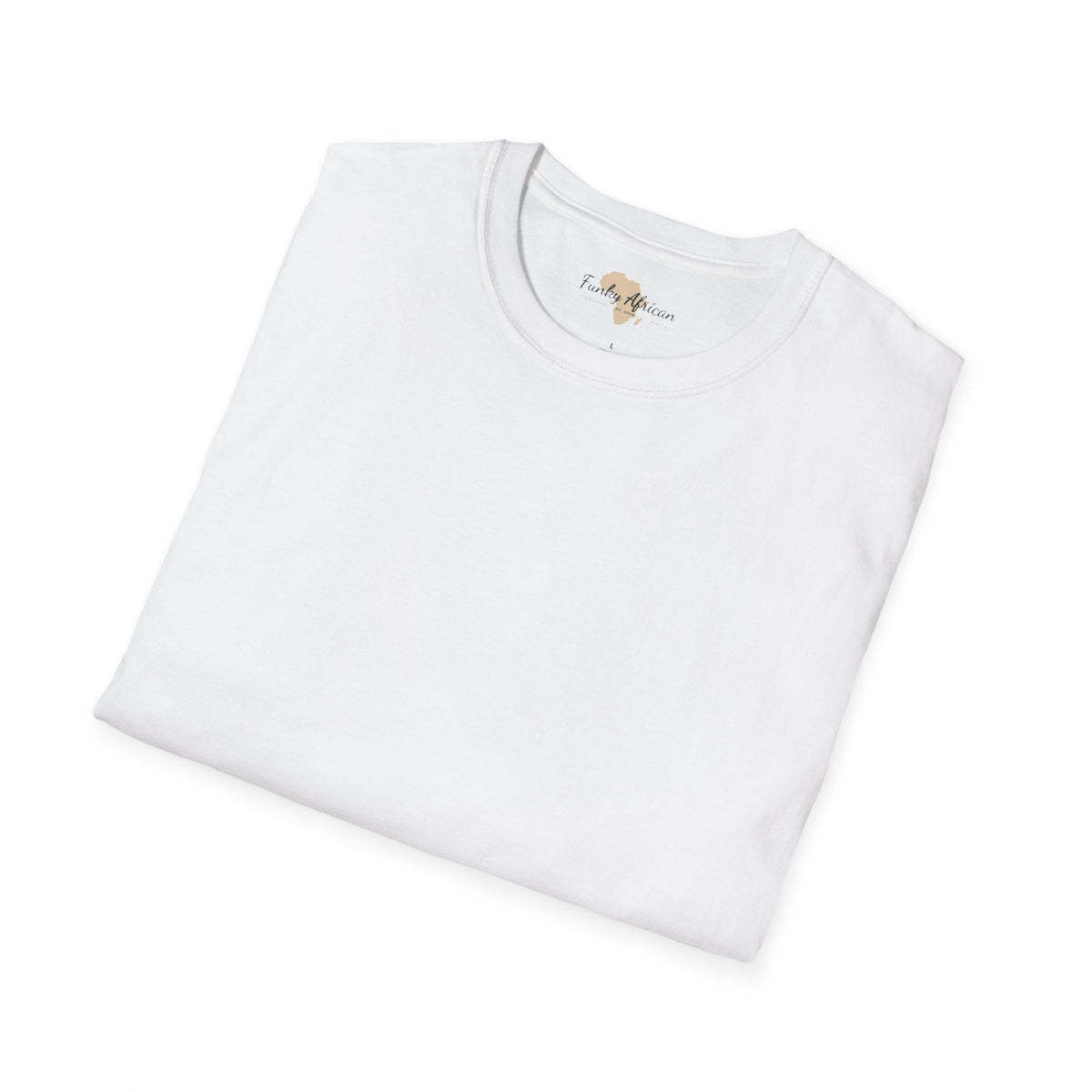 Blank unisex softstyle tee Funky African