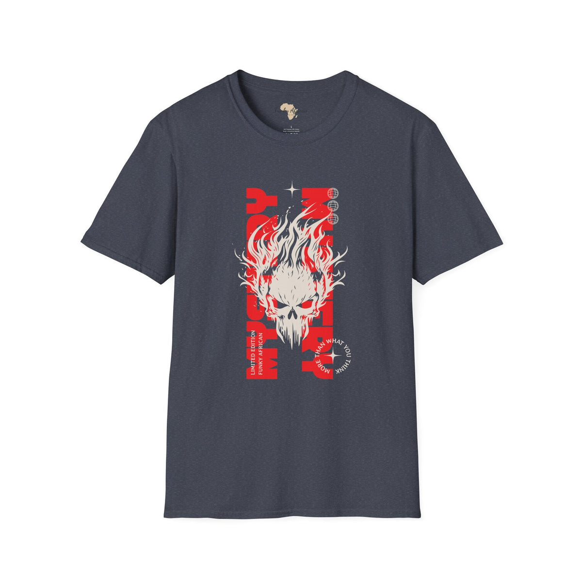 Mystery unisex softstyle tee Funky African