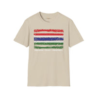 Gambia strip unisex softstyle tee