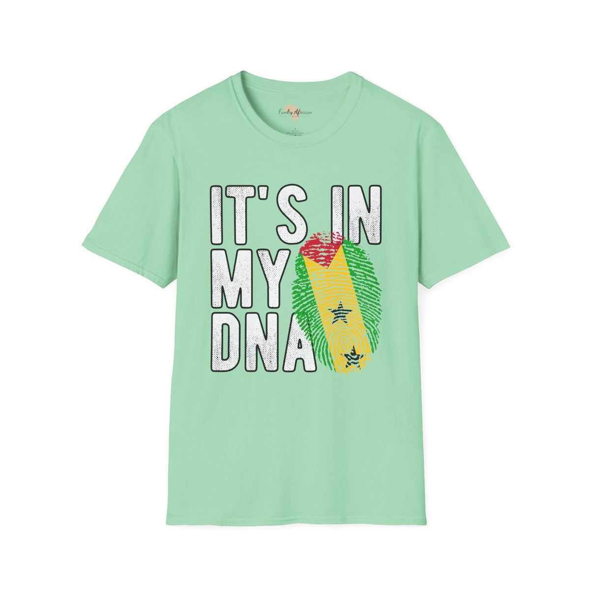 it's in my DNA unisex tee - São Tomé and Príncipe Funky African