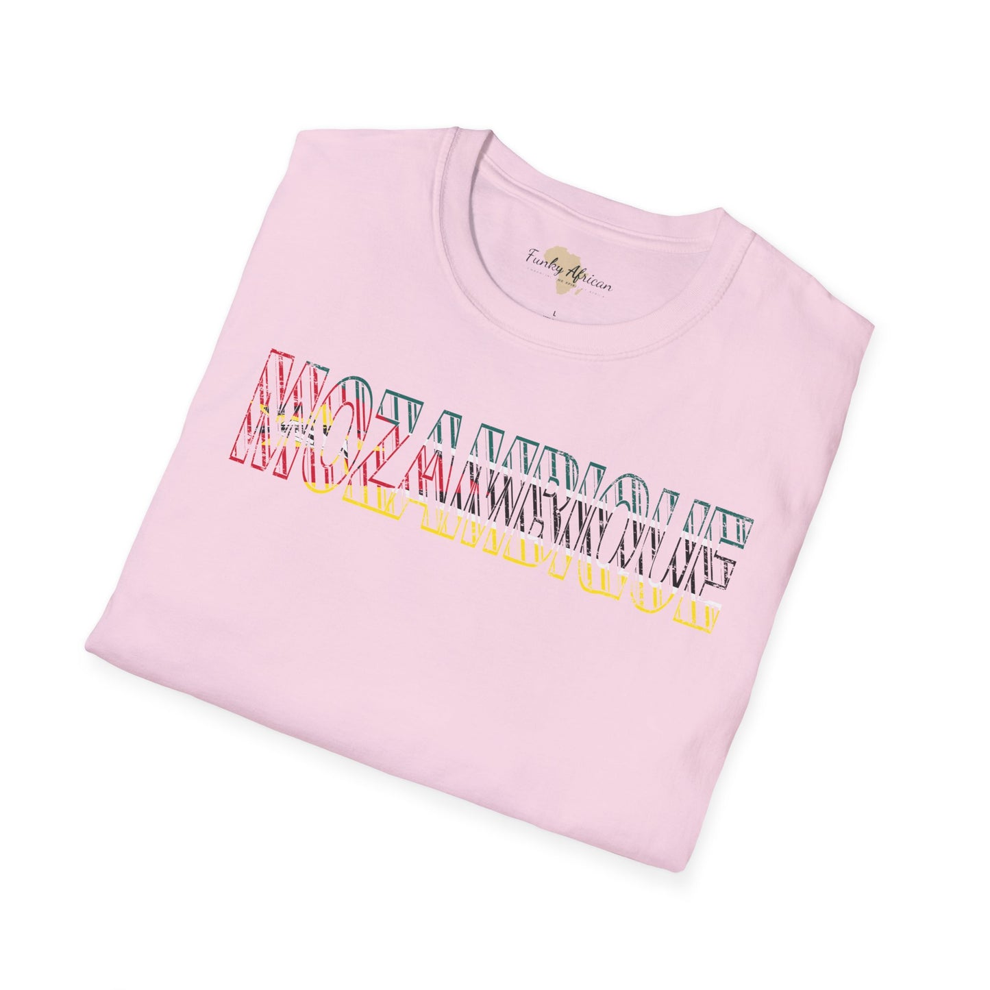 Mozambique text unisex softstyle tee
